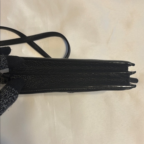 Kate Spade Jackson Small Tab Leather Crossbody Black GUC - Picture 11 of 13